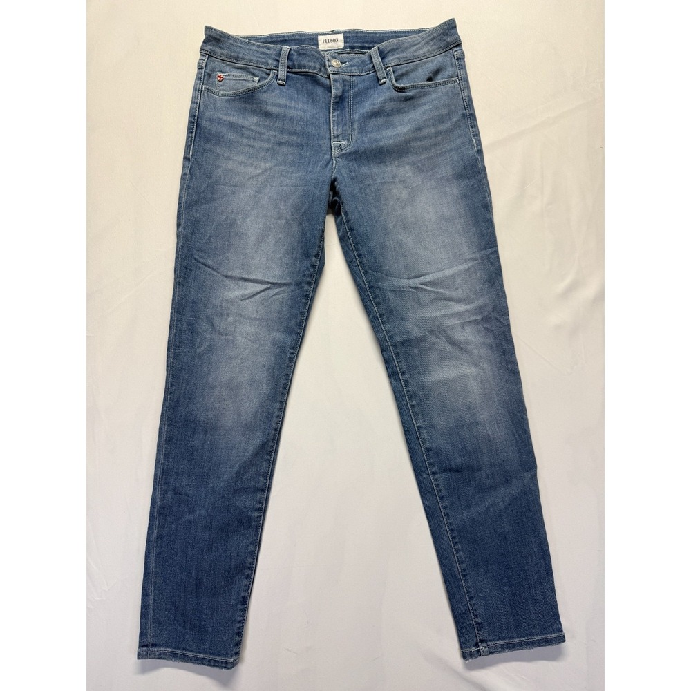 Hudson Krista Low Rise Super Skinny Ankle Jeans Womens 31 Blue Denim Cotton